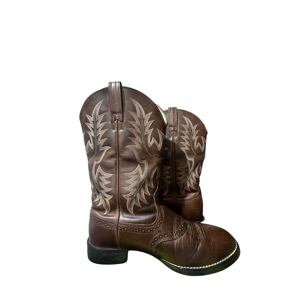Ariat Heritage Stockman Women's 6.5B Western Cowboy Boots Driftwood Brown 29427